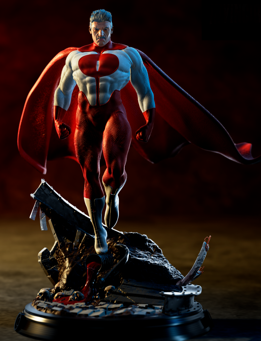 Omni Man Invincible Statue